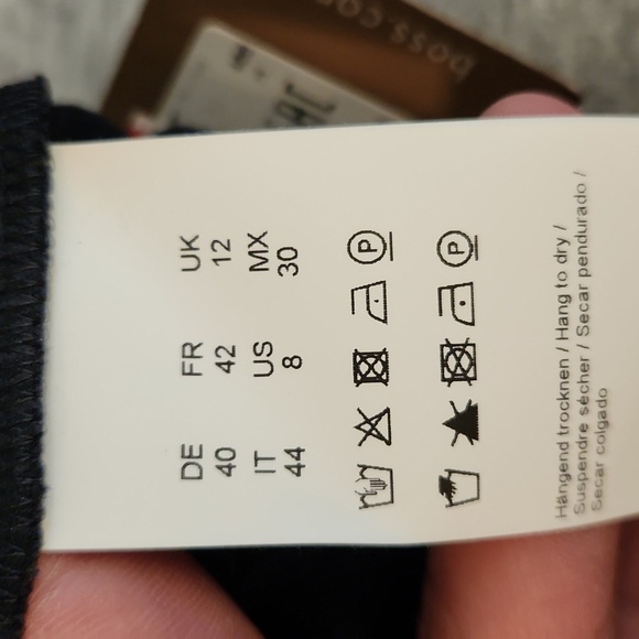 NWT Boss Navy S/S Dress-Size 8​​​​​​​​ - Picture 7 of 7